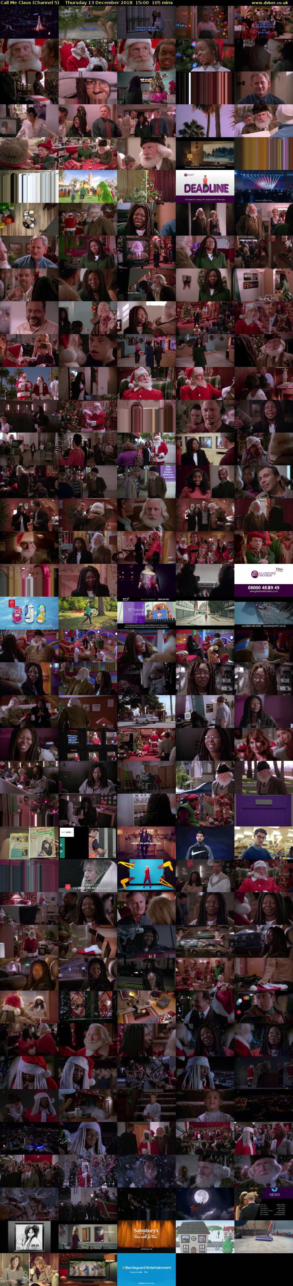 Call Me Claus (Channel 5) Thursday 13 December 2018 15:00 - 16:45