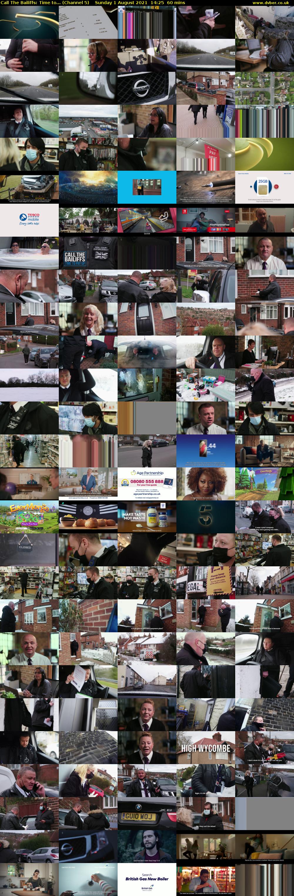 Call The Bailiffs: Time to... (Channel 5) Sunday 1 August 2021 14:25 - 15:25