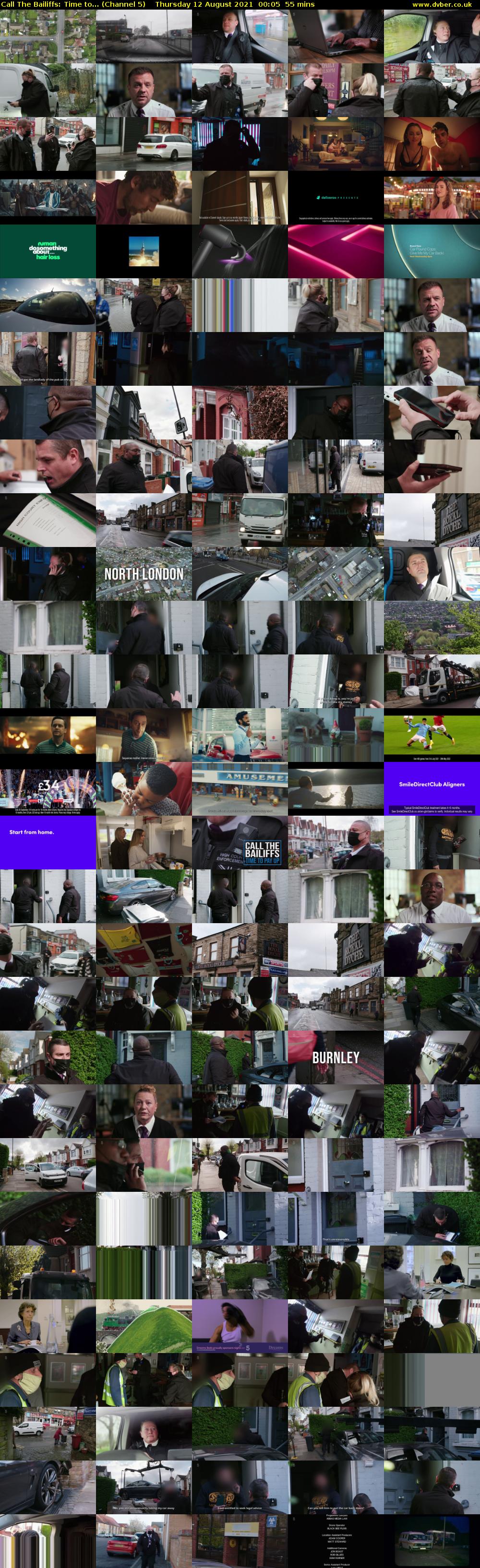 Call The Bailiffs: Time to... (Channel 5) Thursday 12 August 2021 00:05 - 01:00