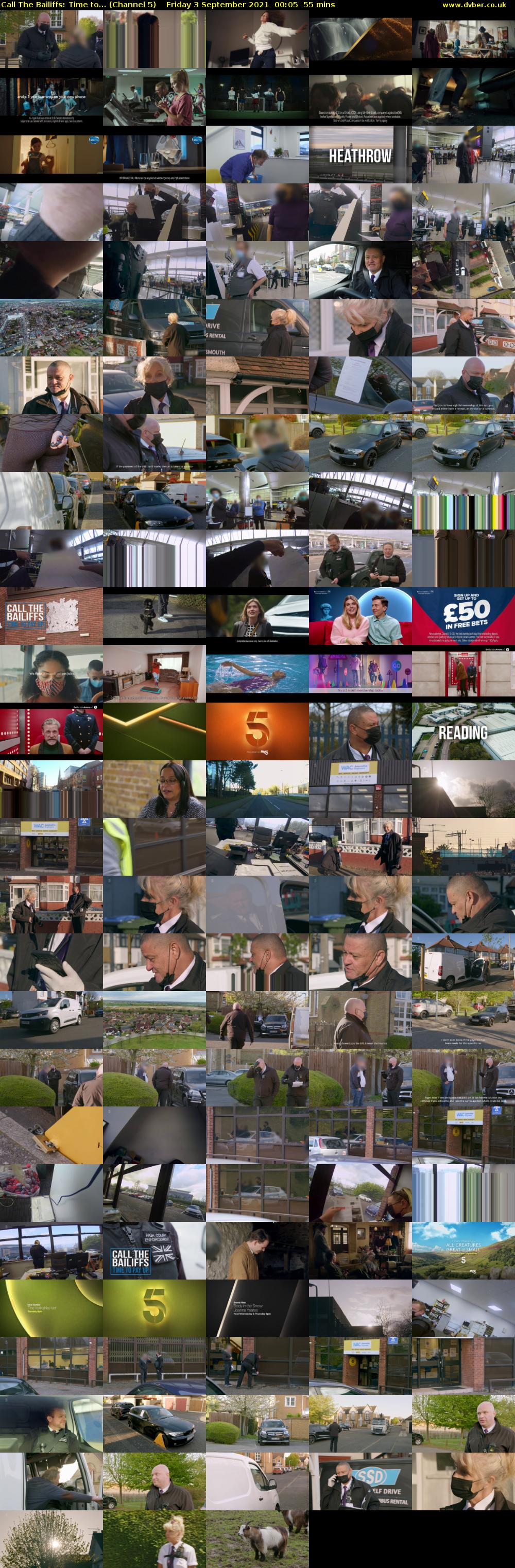 Call The Bailiffs: Time to... (Channel 5) Friday 3 September 2021 00:05 - 01:00