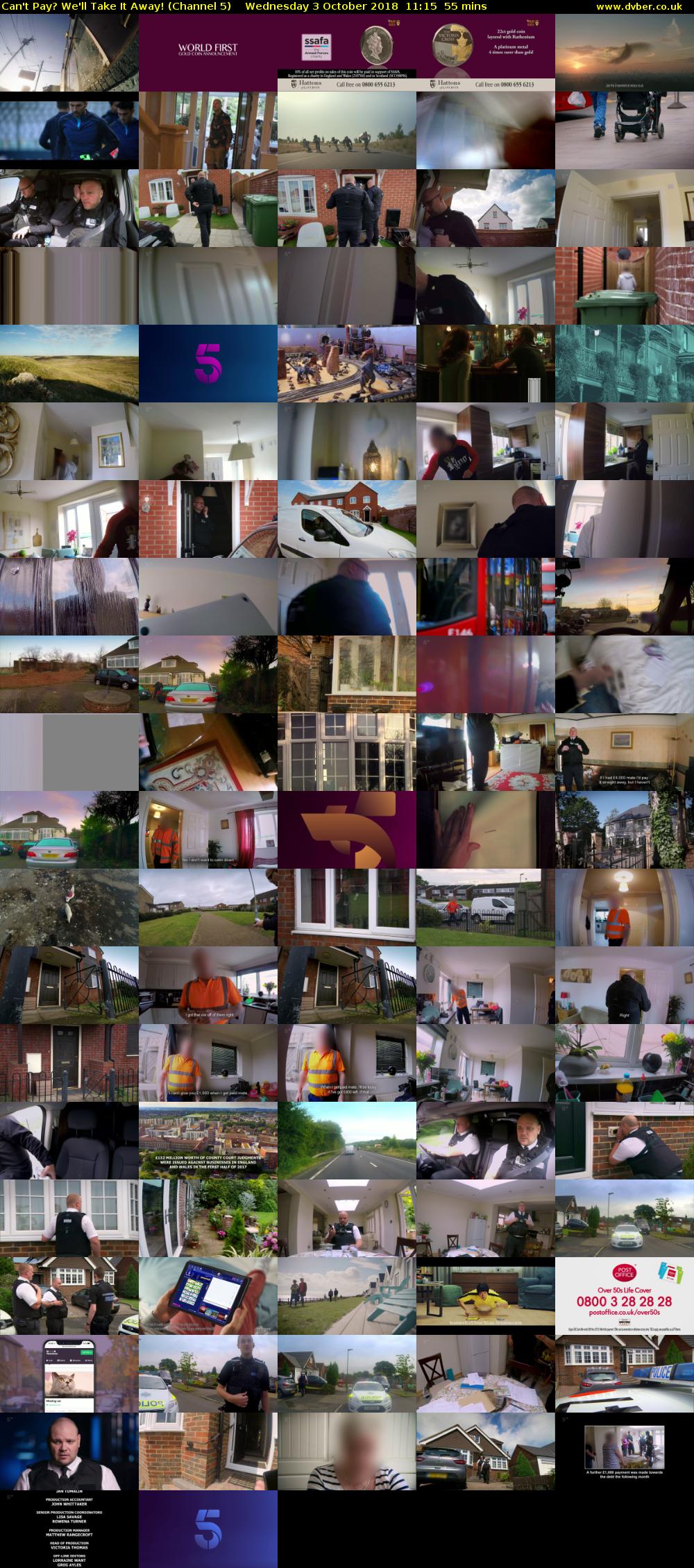 Can't Pay? We'll Take It Away! (Channel 5) Wednesday 3 October 2018 11:15 - 12:10