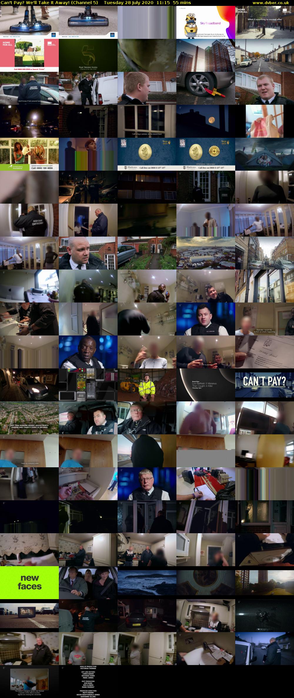Can't Pay? We'll Take It Away! (Channel 5) Tuesday 28 July 2020 11:15 - 12:10