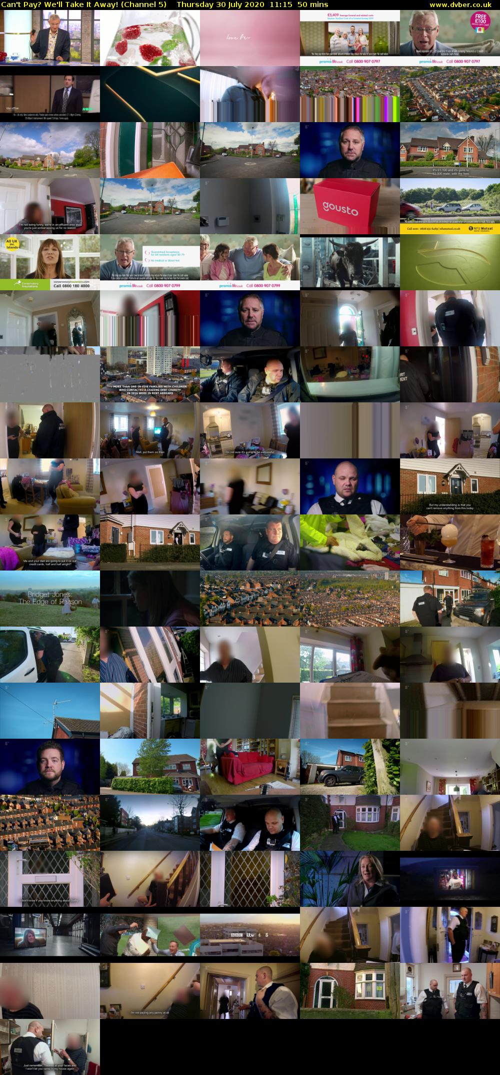Can't Pay? We'll Take It Away! (Channel 5) Thursday 30 July 2020 11:15 - 12:05