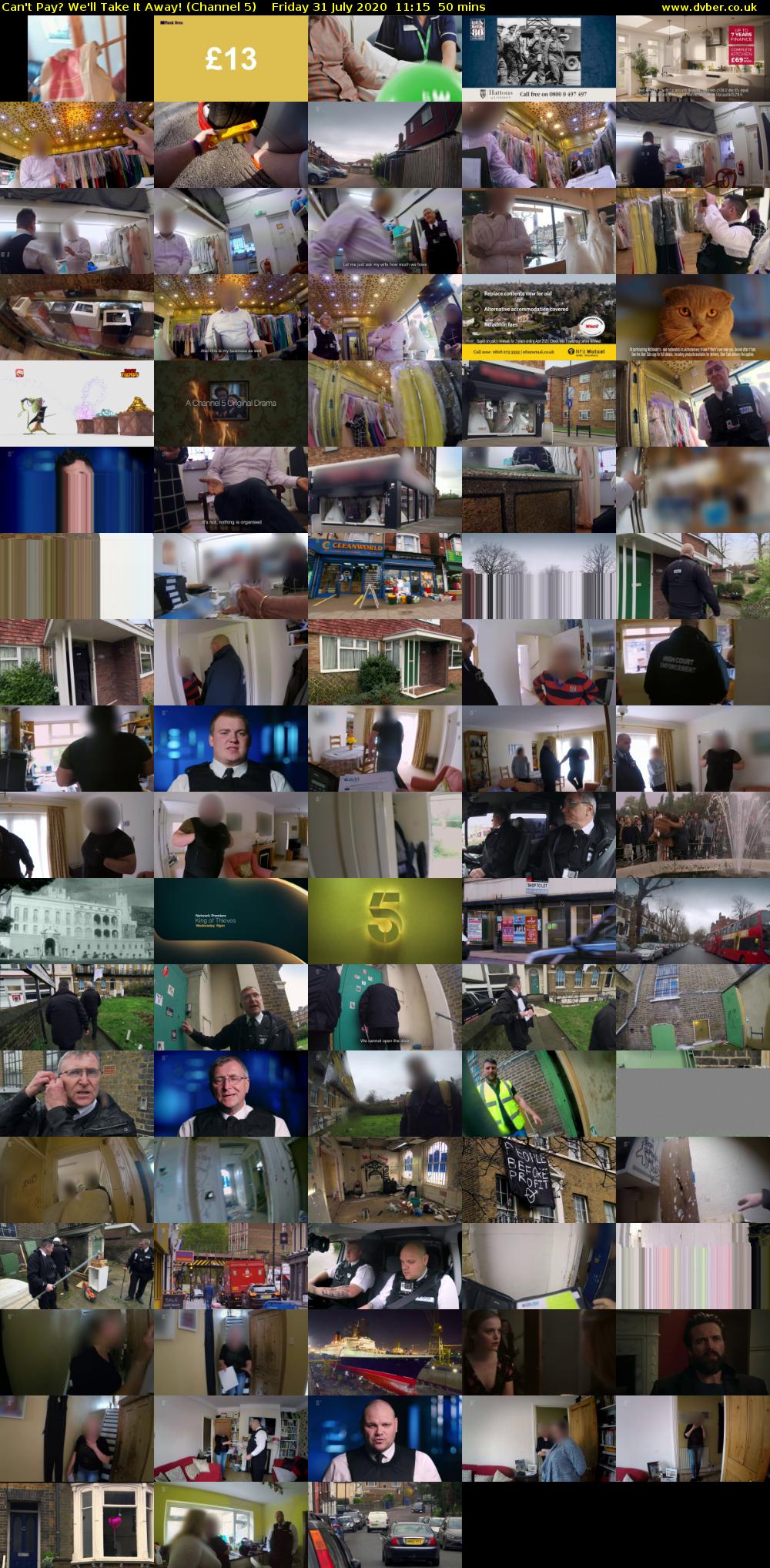 Can't Pay? We'll Take It Away! (Channel 5) Friday 31 July 2020 11:15 - 12:05