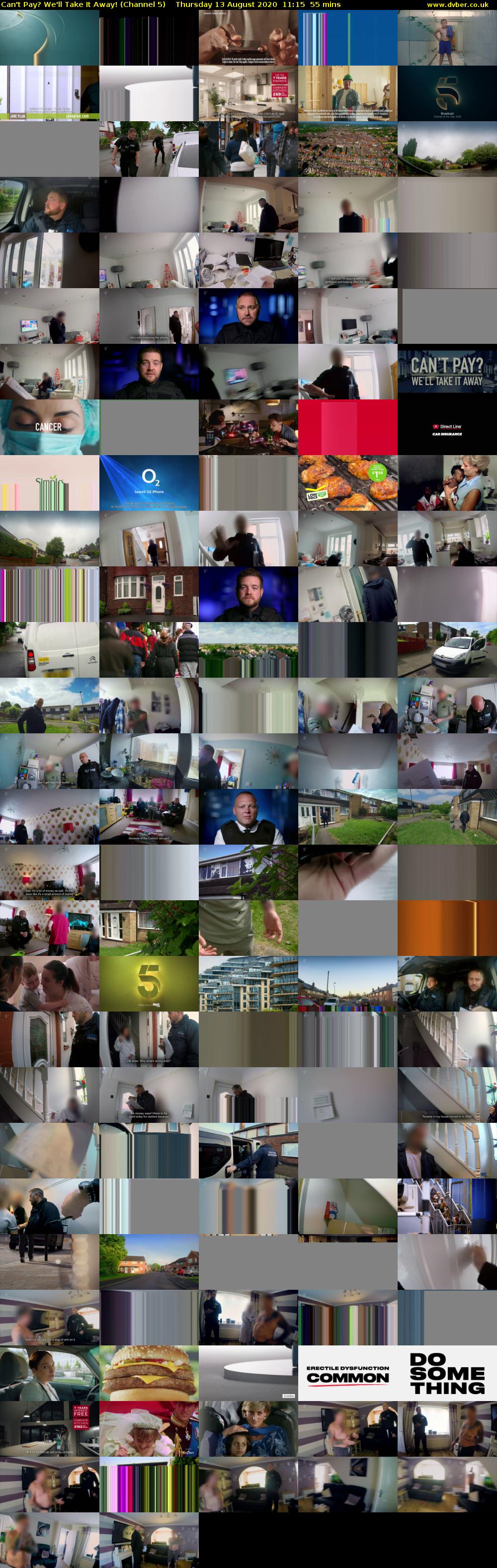 Can't Pay? We'll Take It Away! (Channel 5) Thursday 13 August 2020 11:15 - 12:10