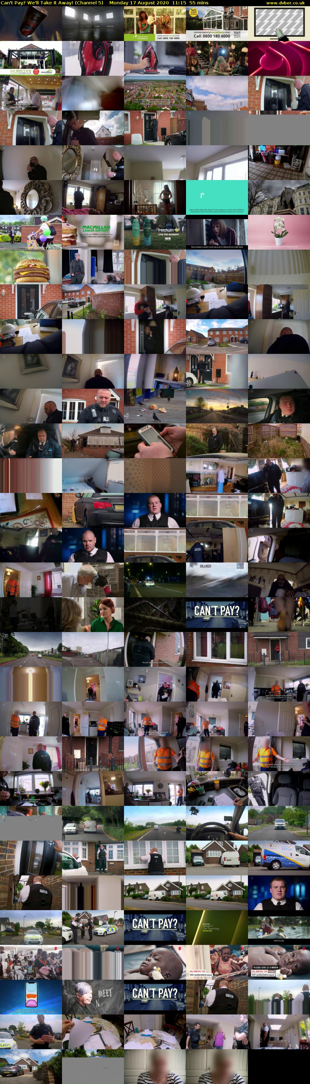 Can't Pay? We'll Take It Away! (Channel 5) Monday 17 August 2020 11:15 - 12:10
