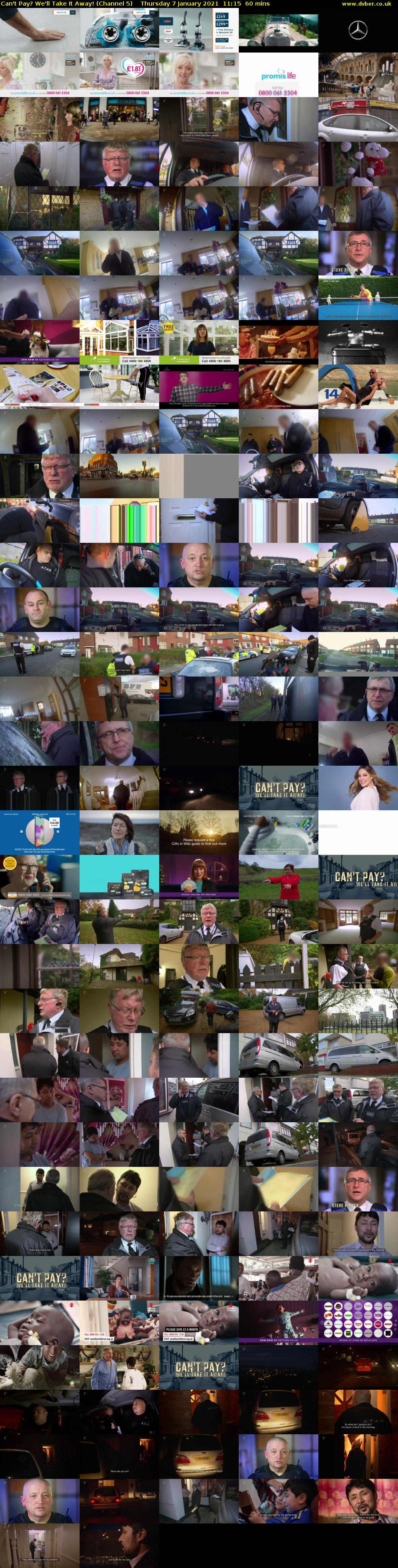 Can't Pay? We'll Take It Away! (Channel 5) Thursday 7 January 2021 11:15 - 12:15