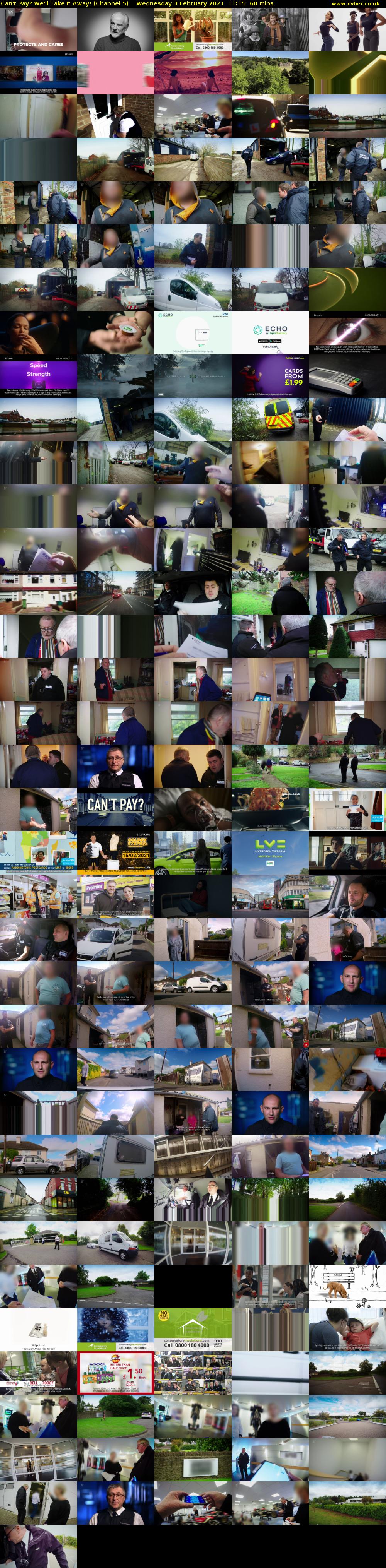 Can't Pay? We'll Take It Away! (Channel 5) Wednesday 3 February 2021 11:15 - 12:15