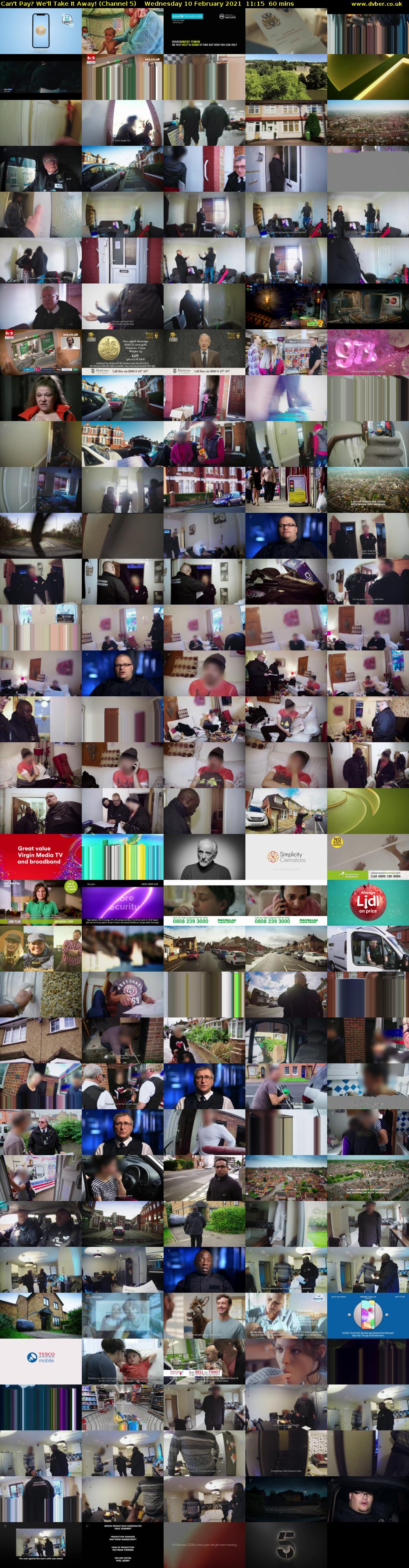 Can't Pay? We'll Take It Away! (Channel 5) Wednesday 10 February 2021 11:15 - 12:15