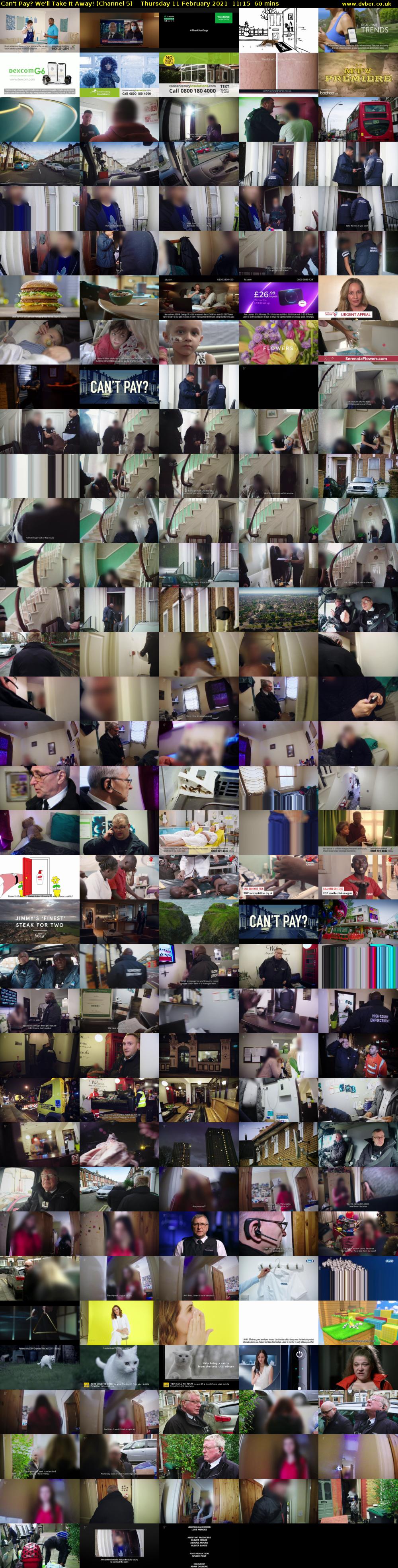 Can't Pay? We'll Take It Away! (Channel 5) Thursday 11 February 2021 11:15 - 12:15