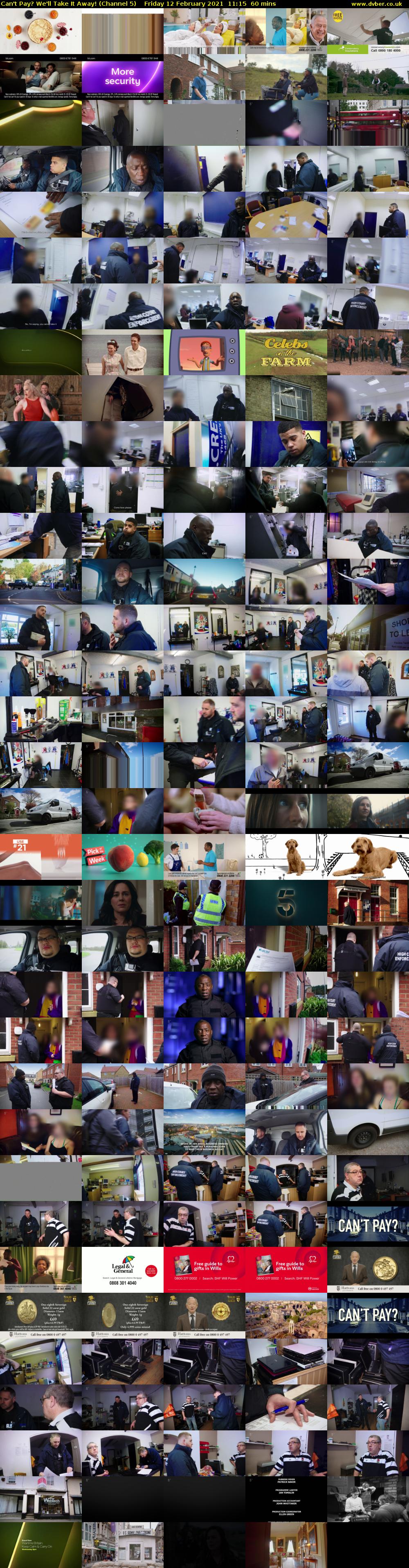 Can't Pay? We'll Take It Away! (Channel 5) Friday 12 February 2021 11:15 - 12:15