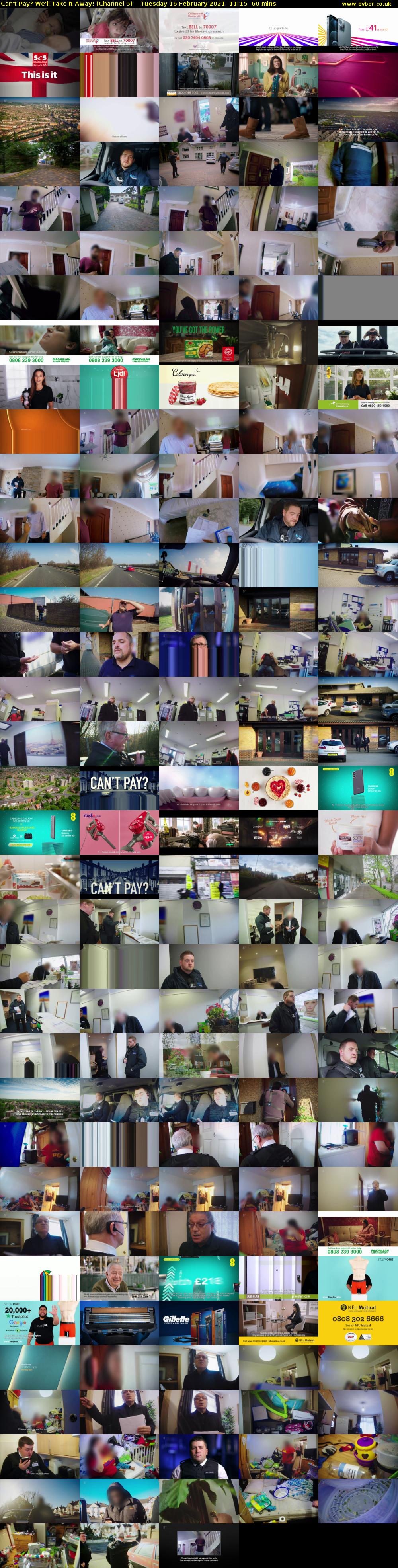Can't Pay? We'll Take It Away! (Channel 5) Tuesday 16 February 2021 11:15 - 12:15