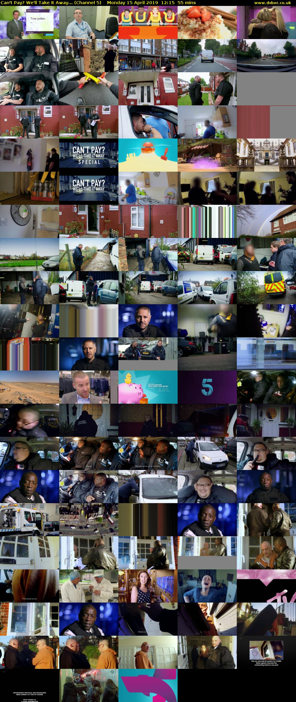 Can't Pay? We'll Take It Away... (Channel 5) Monday 15 April 2019 12:15 - 13:10