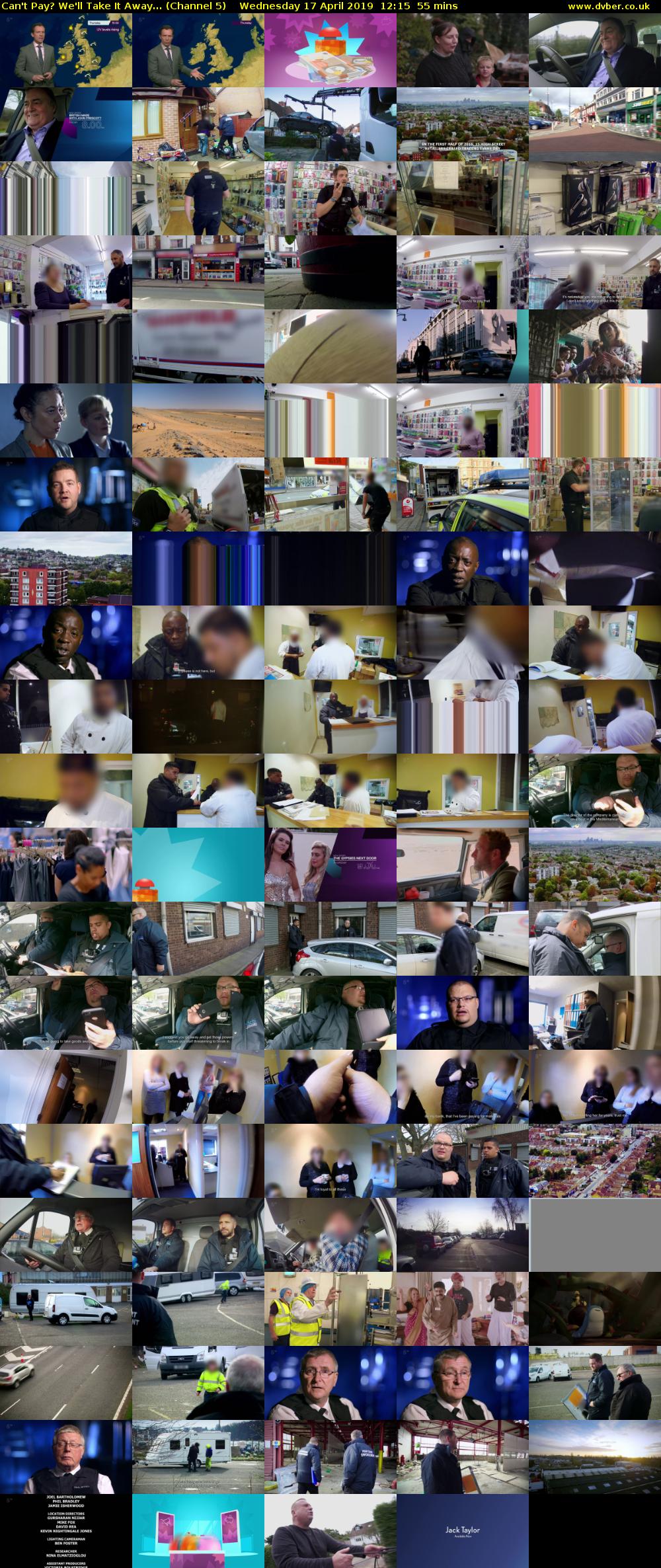 Can't Pay? We'll Take It Away... (Channel 5) Wednesday 17 April 2019 12:15 - 13:10