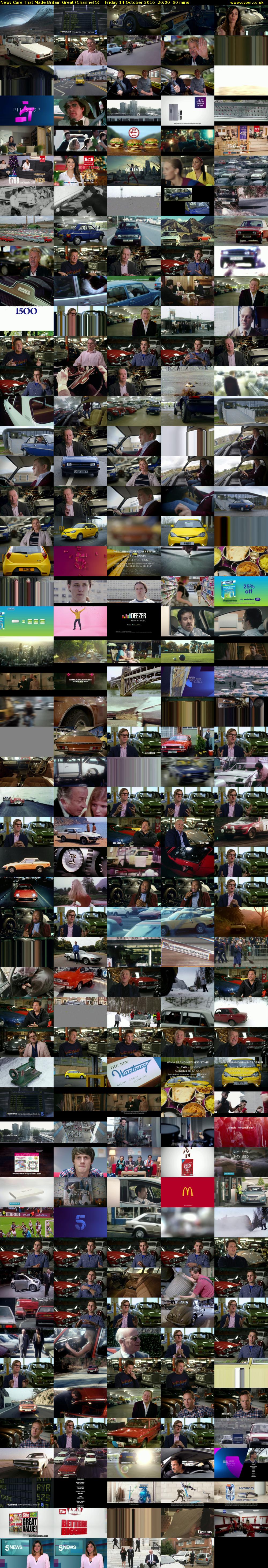 Cars That Made Britain Great (Channel 5) Friday 14 October 2016 20:00 - 21:00