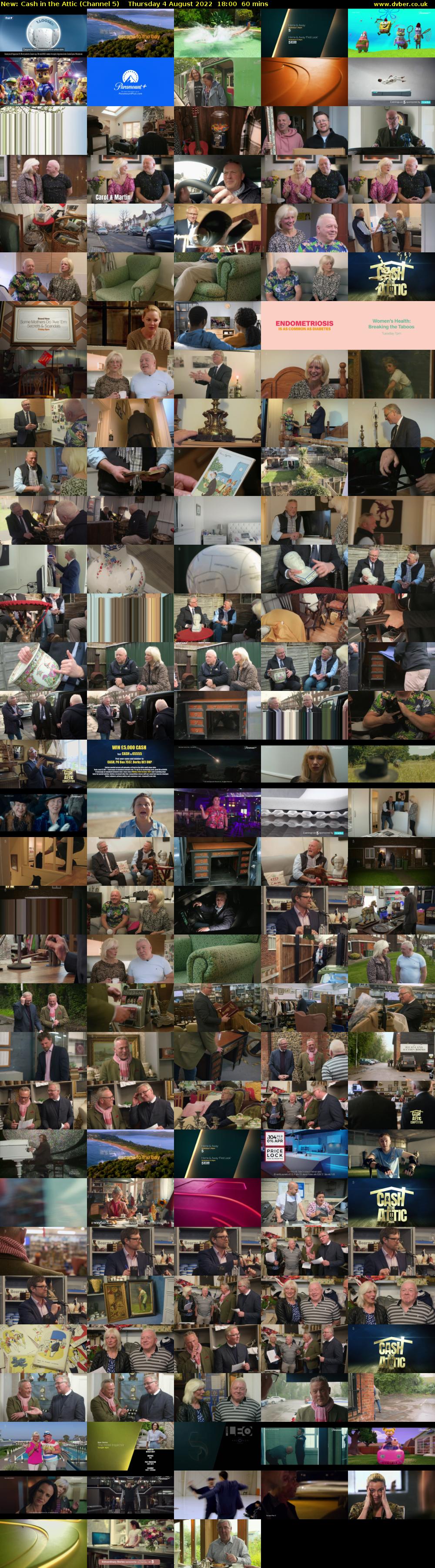 Cash in the Attic (Channel 5) Thursday 4 August 2022 18:00 - 19:00