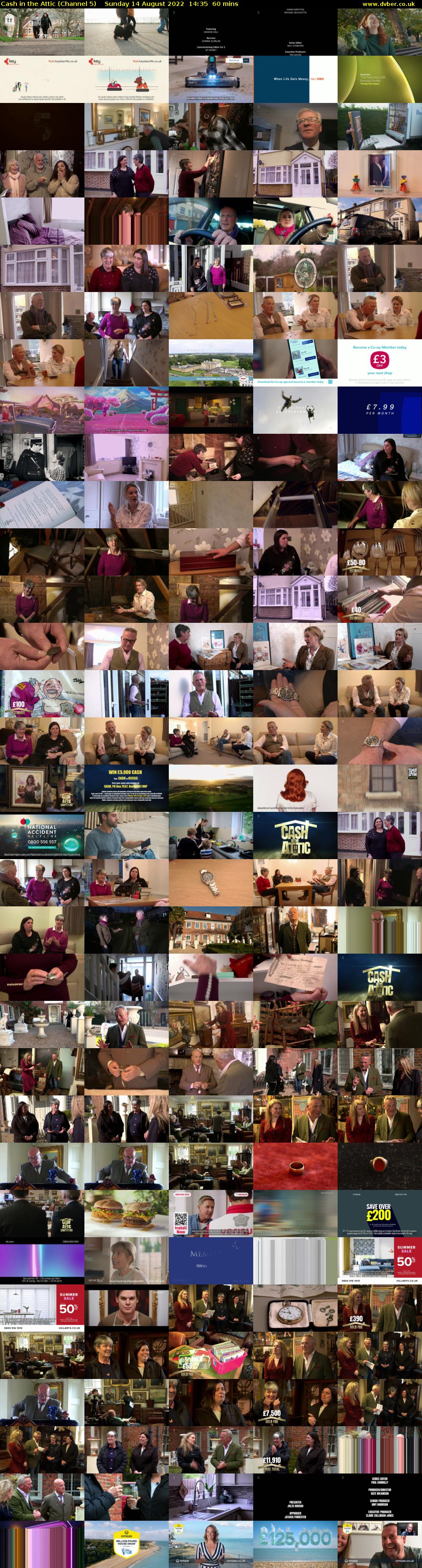 Cash in the Attic (Channel 5) Sunday 14 August 2022 14:35 - 15:35