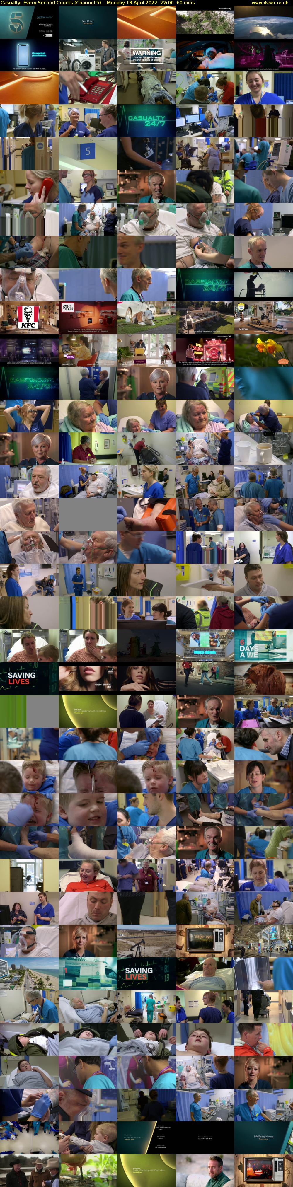 Casualty: Every Second Counts (Channel 5) Monday 18 April 2022 22:00 - 23:00