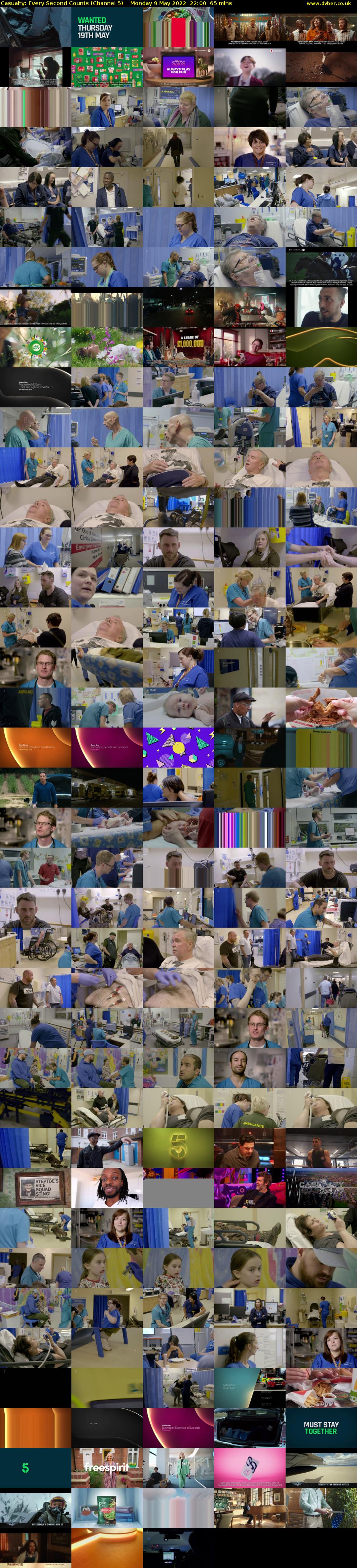 Casualty: Every Second Counts (Channel 5) Monday 9 May 2022 22:00 - 23:05