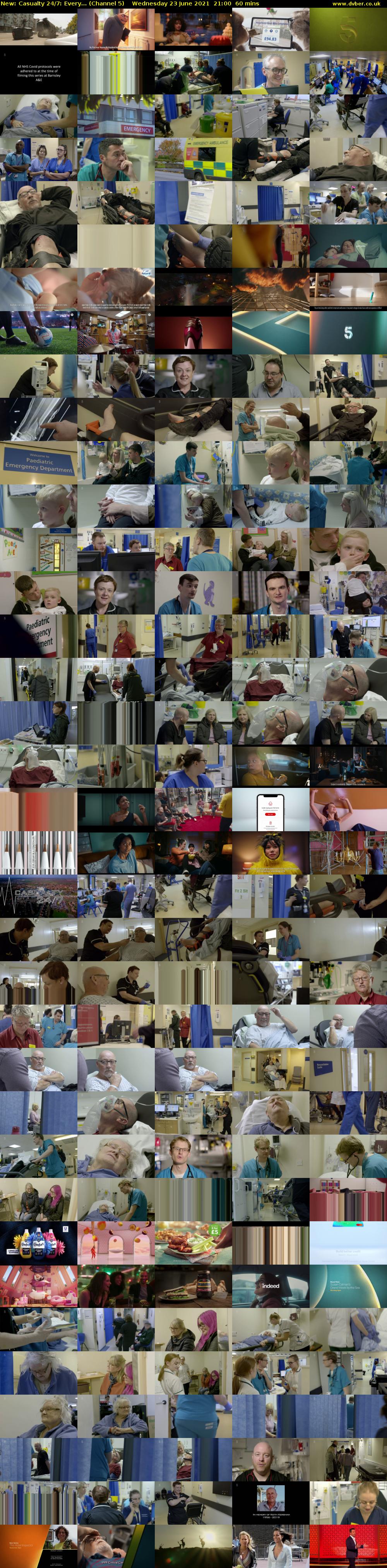 Casualty 24/7: Every... (Channel 5) Wednesday 23 June 2021 21:00 - 22:00