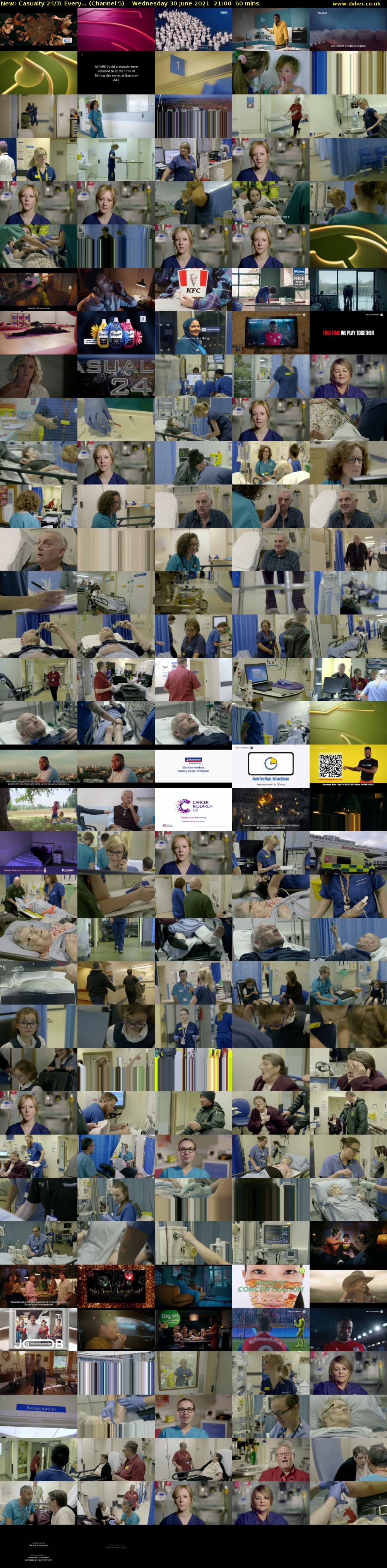 Casualty 24/7: Every... (Channel 5) Wednesday 30 June 2021 21:00 - 22:00