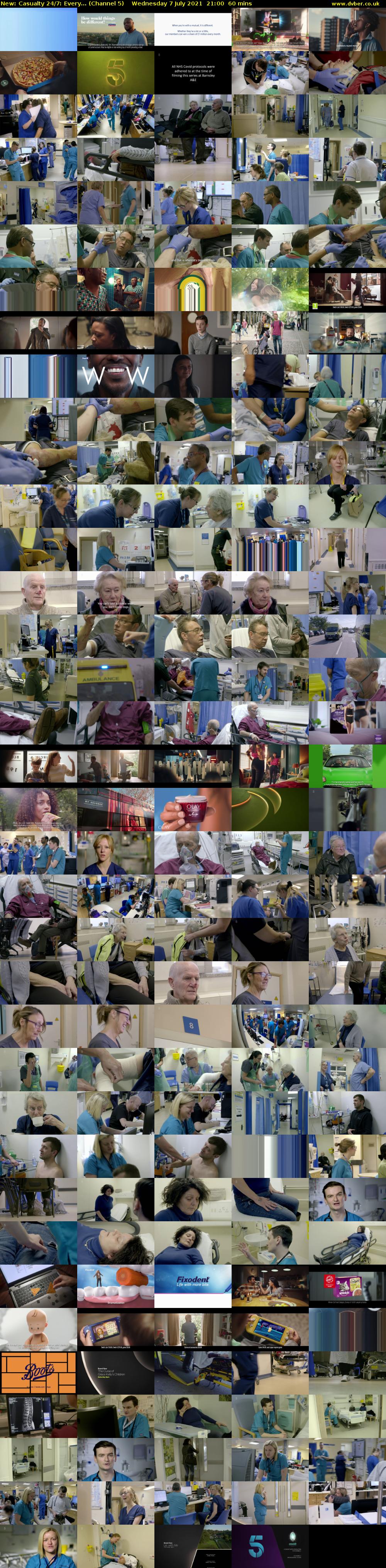 Casualty 24/7: Every... (Channel 5) Wednesday 7 July 2021 21:00 - 22:00