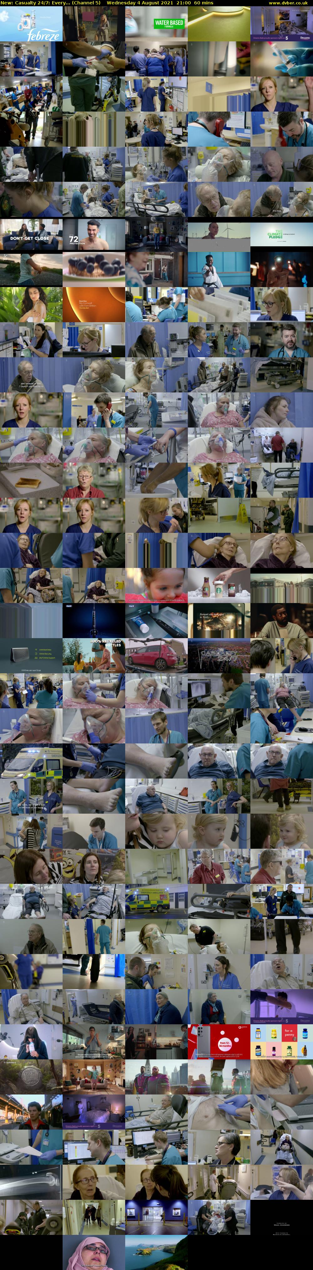 Casualty 24/7: Every... (Channel 5) Wednesday 4 August 2021 21:00 - 22:00