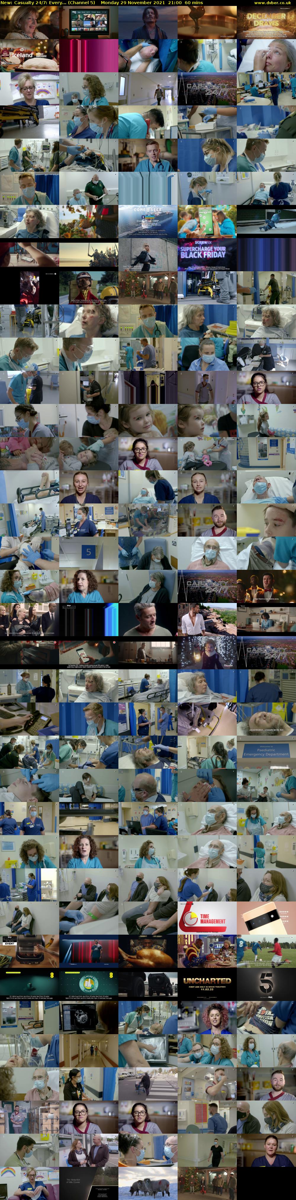 Casualty 24/7: Every... (Channel 5) Monday 29 November 2021 21:00 - 22:00