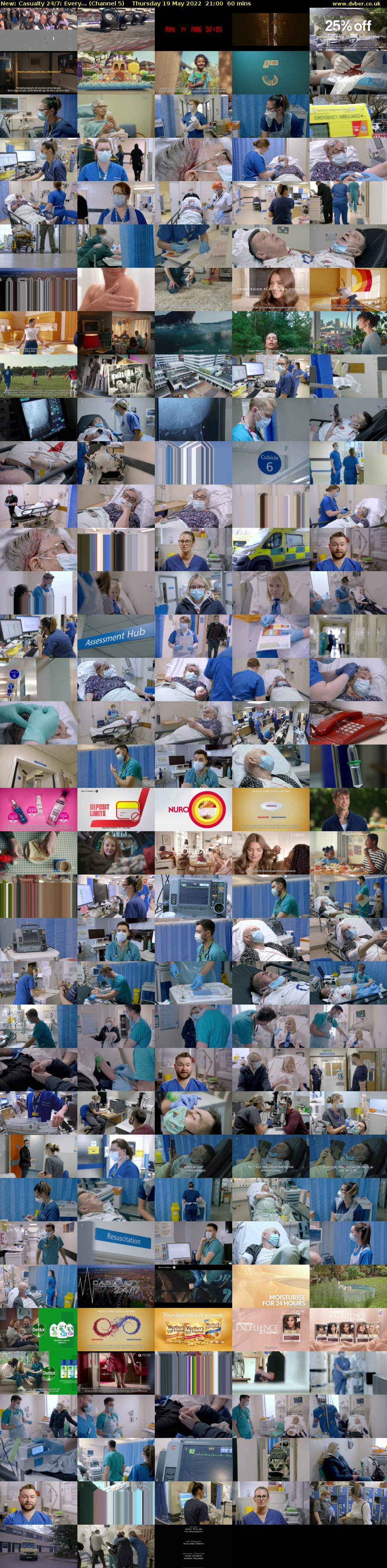 Casualty 24/7: Every... (Channel 5) Thursday 19 May 2022 21:00 - 22:00