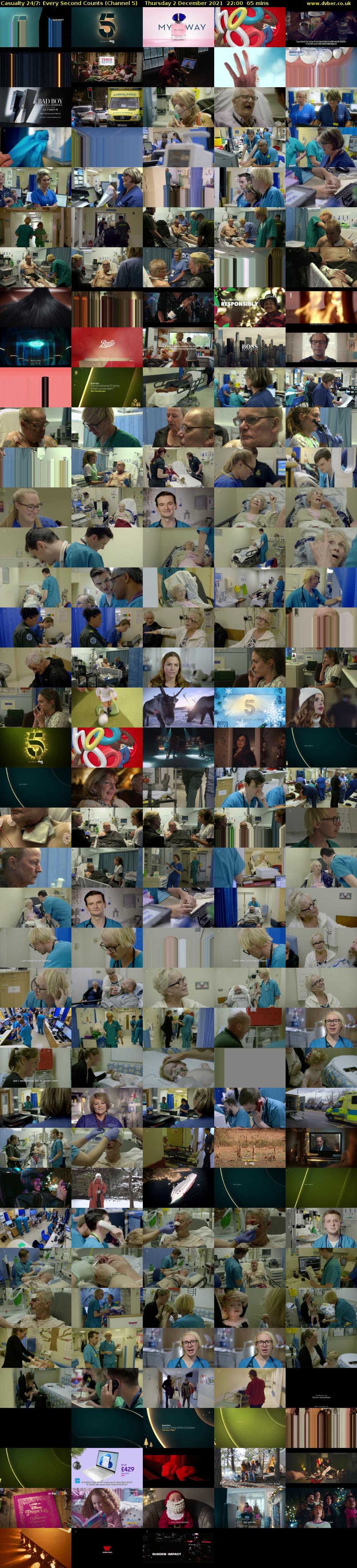 Casualty 24/7: Every Second Counts (Channel 5) Thursday 2 December 2021 22:00 - 23:05
