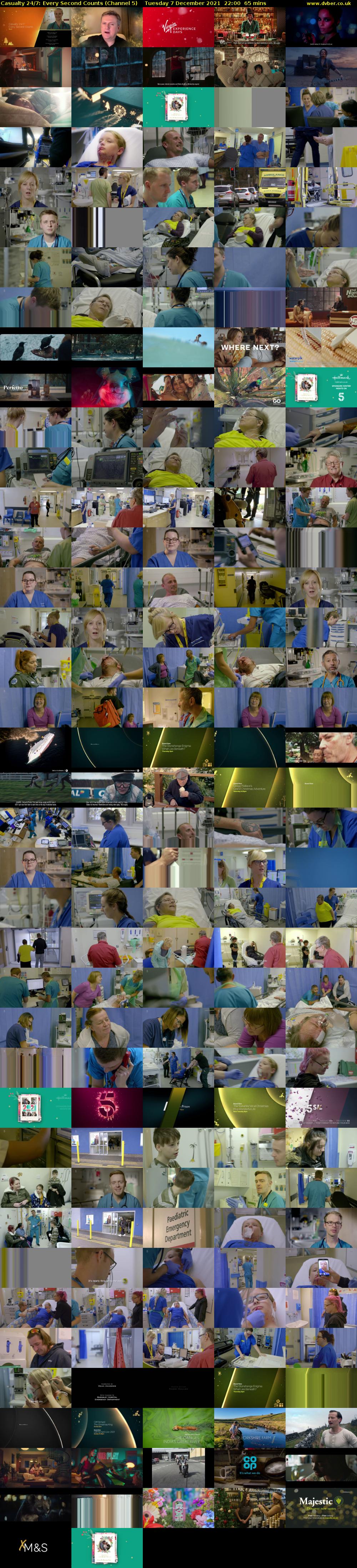 Casualty 24/7: Every Second Counts (Channel 5) Tuesday 7 December 2021 22:00 - 23:05