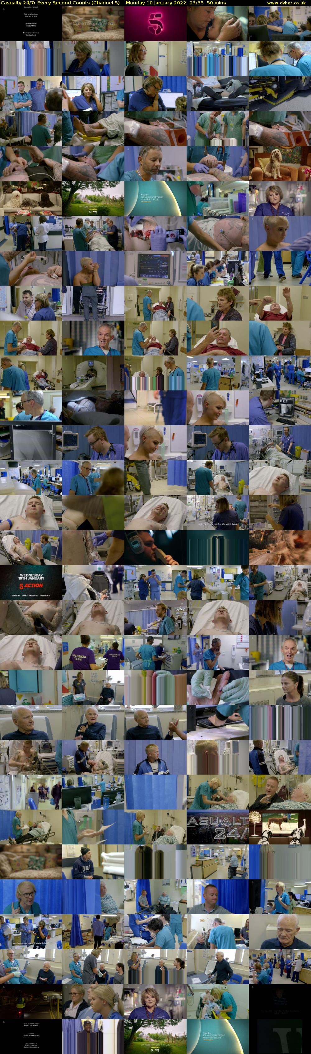 Casualty 24/7: Every Second Counts (Channel 5) Monday 10 January 2022 03:55 - 04:45