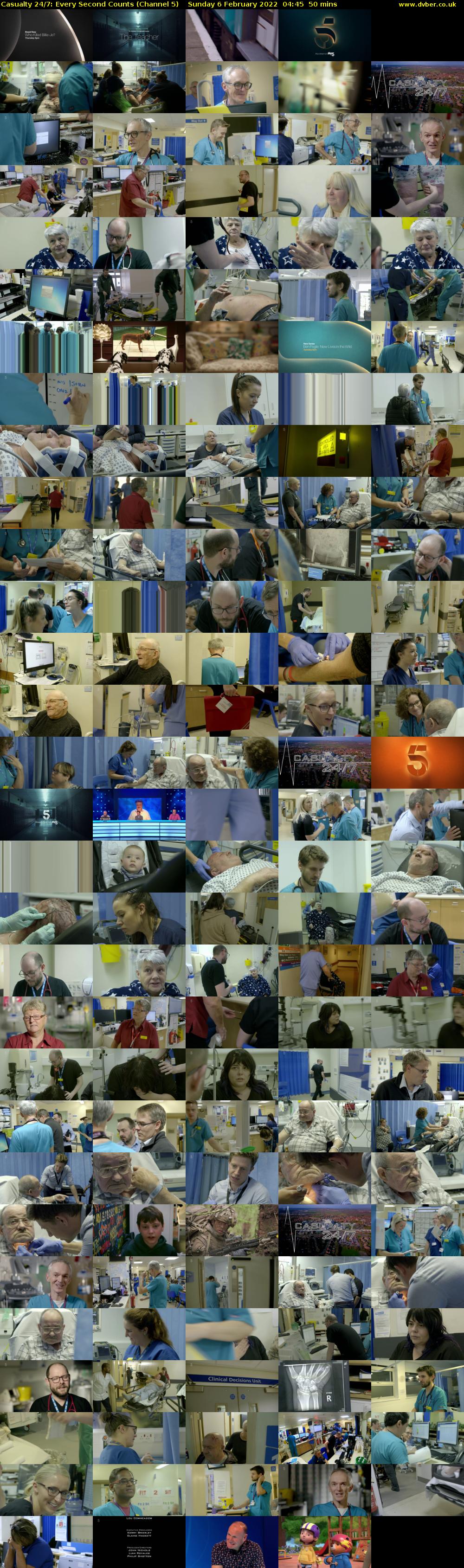 Casualty 24/7: Every Second Counts (Channel 5) Sunday 6 February 2022 04:45 - 05:35
