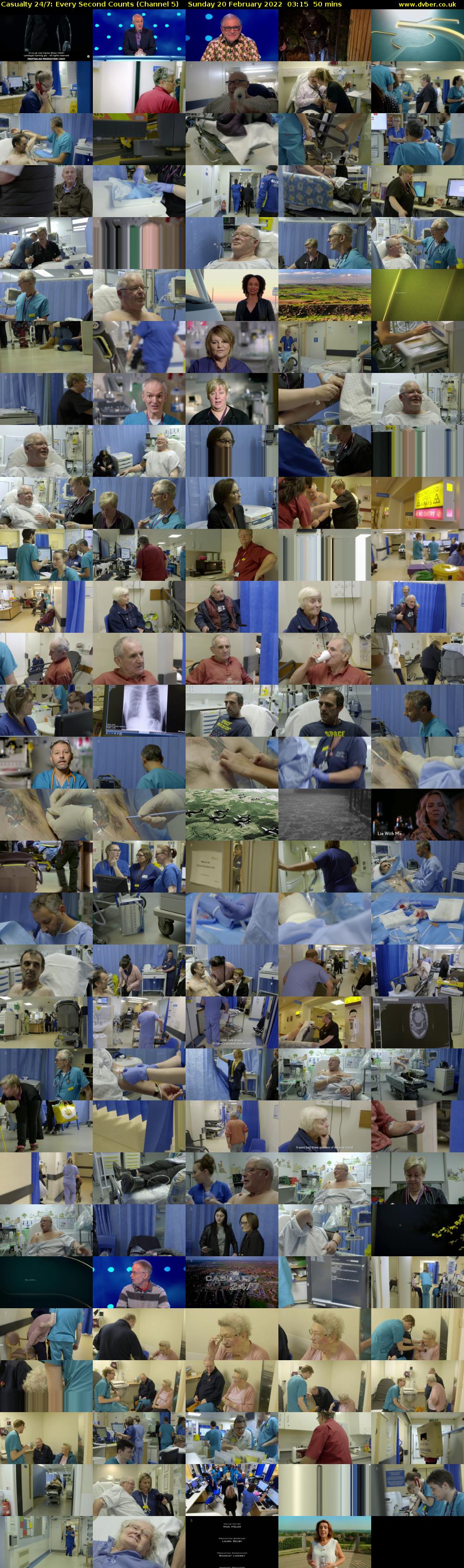 Casualty 24/7: Every Second Counts (Channel 5) Sunday 20 February 2022 03:15 - 04:05