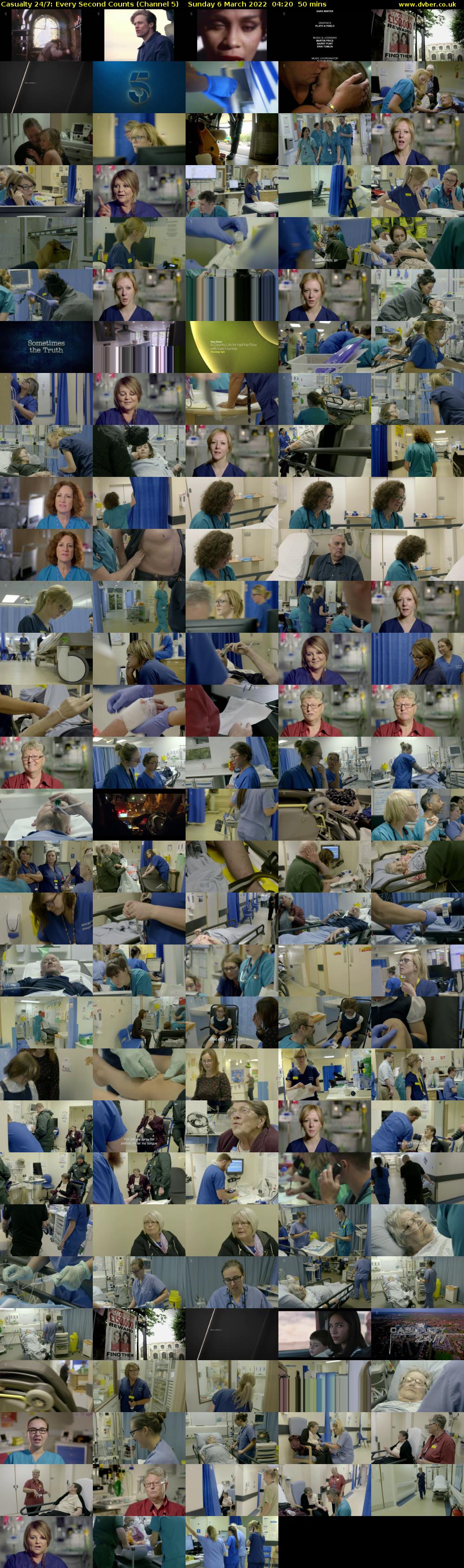 Casualty 24/7: Every Second Counts (Channel 5) Sunday 6 March 2022 04:20 - 05:10