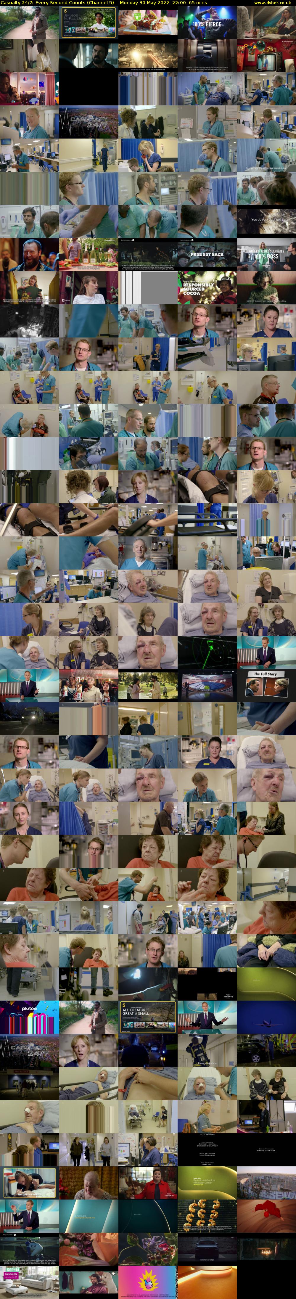 Casualty 24/7: Every Second Counts (Channel 5) Monday 30 May 2022 22:00 - 23:05