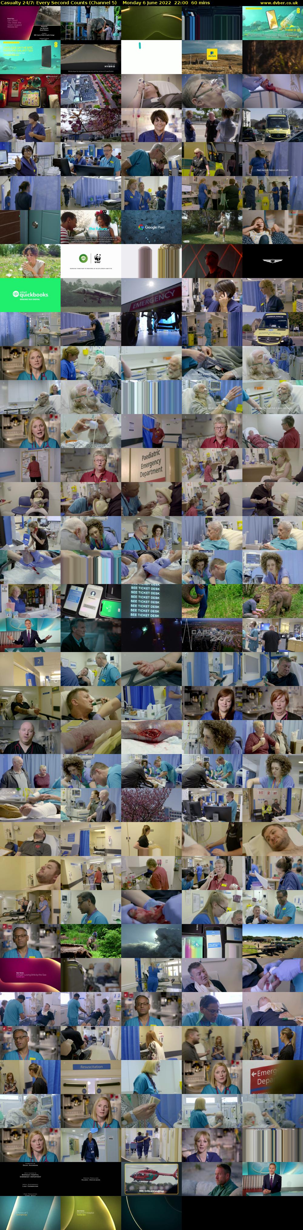 Casualty 24/7: Every Second Counts (Channel 5) Monday 6 June 2022 22:00 - 23:00
