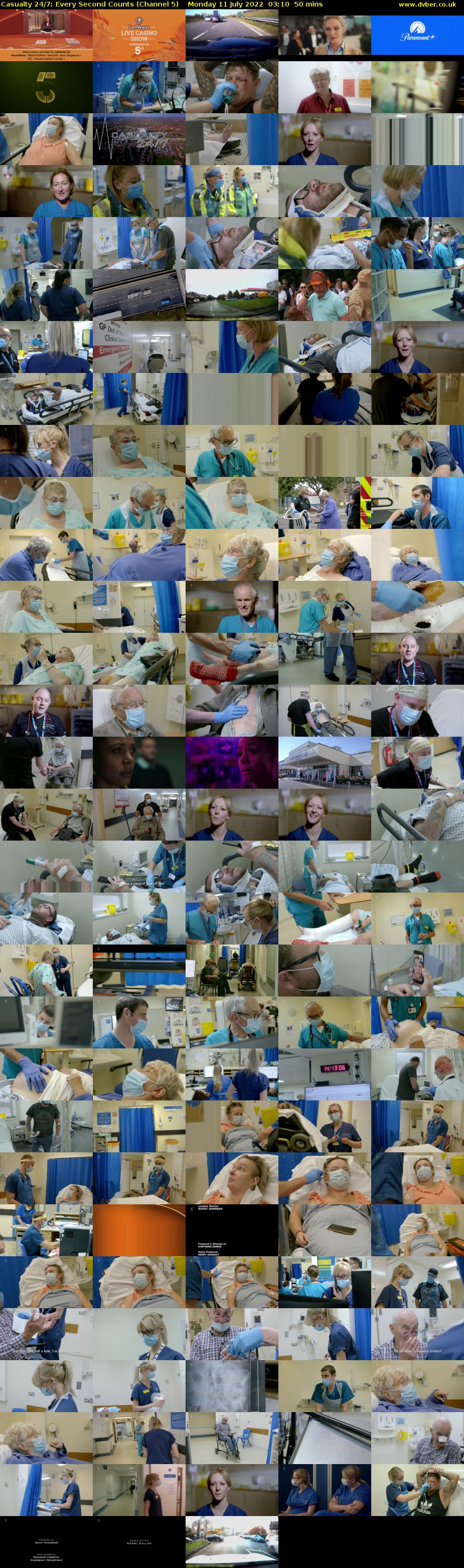 Casualty 24/7: Every Second Counts (Channel 5) Monday 11 July 2022 03:10 - 04:00