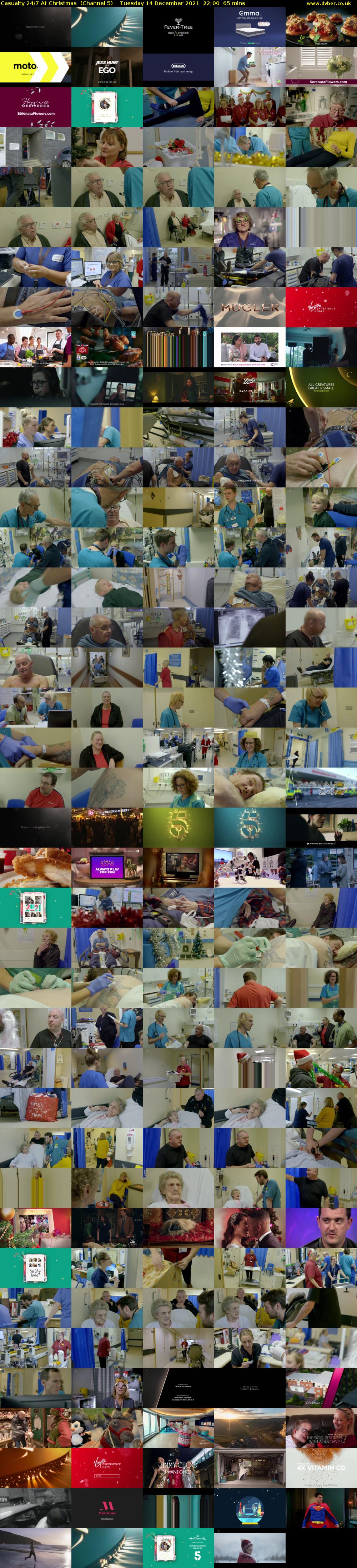 Casualty 24/7 At Christmas  (Channel 5) Tuesday 14 December 2021 22:00 - 23:05