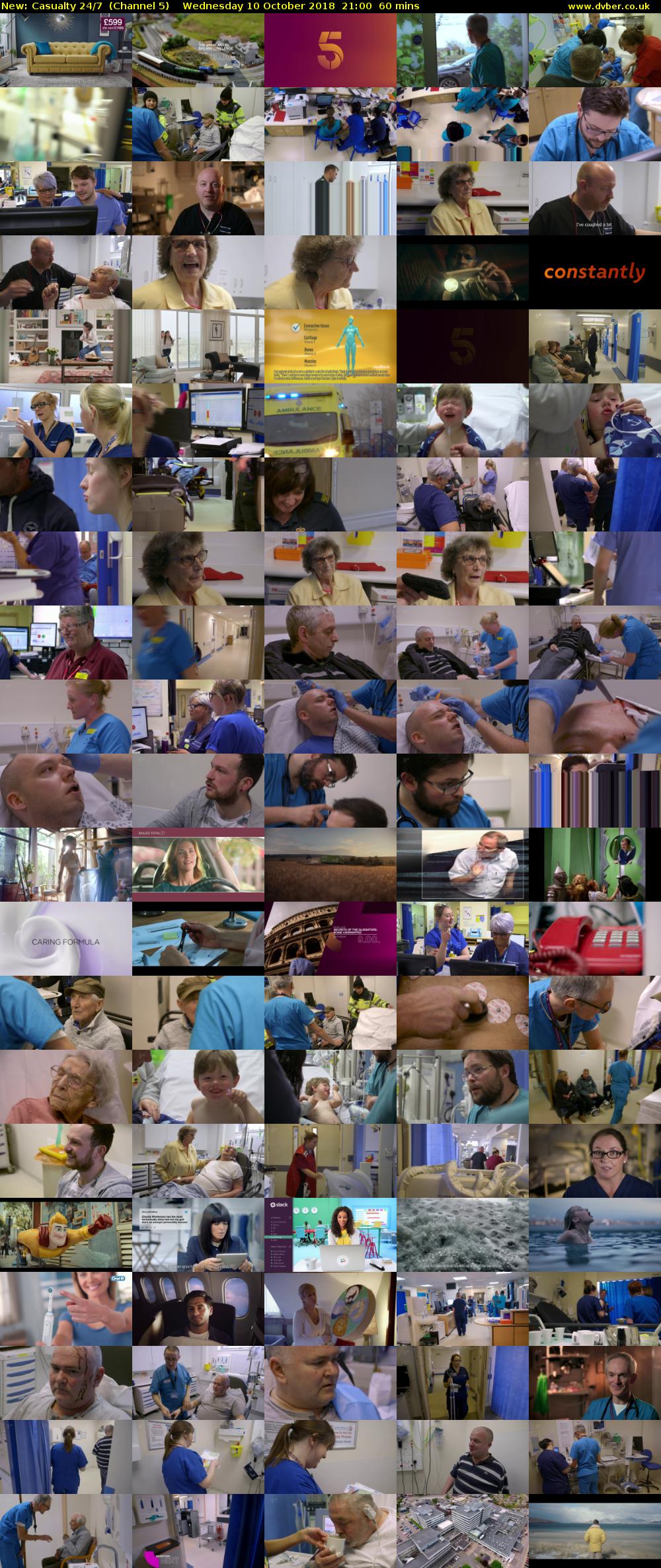 Casualty 24/7 (Channel 5) Wednesday 10 October 2018 21:00 - 22:00