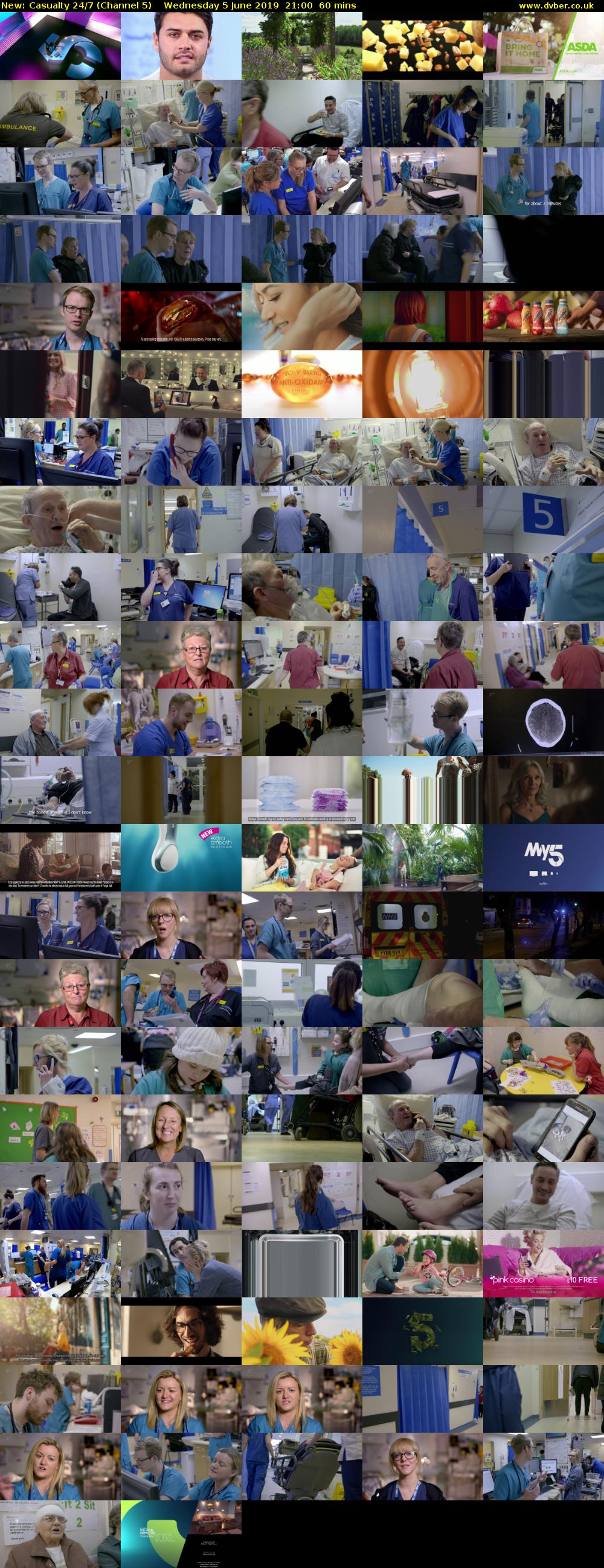 Casualty 24/7 (Channel 5) Wednesday 5 June 2019 21:00 - 22:00