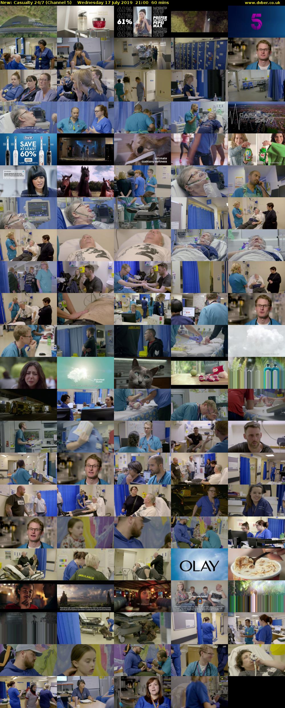 Casualty 24/7 (Channel 5) Wednesday 17 July 2019 21:00 - 22:00