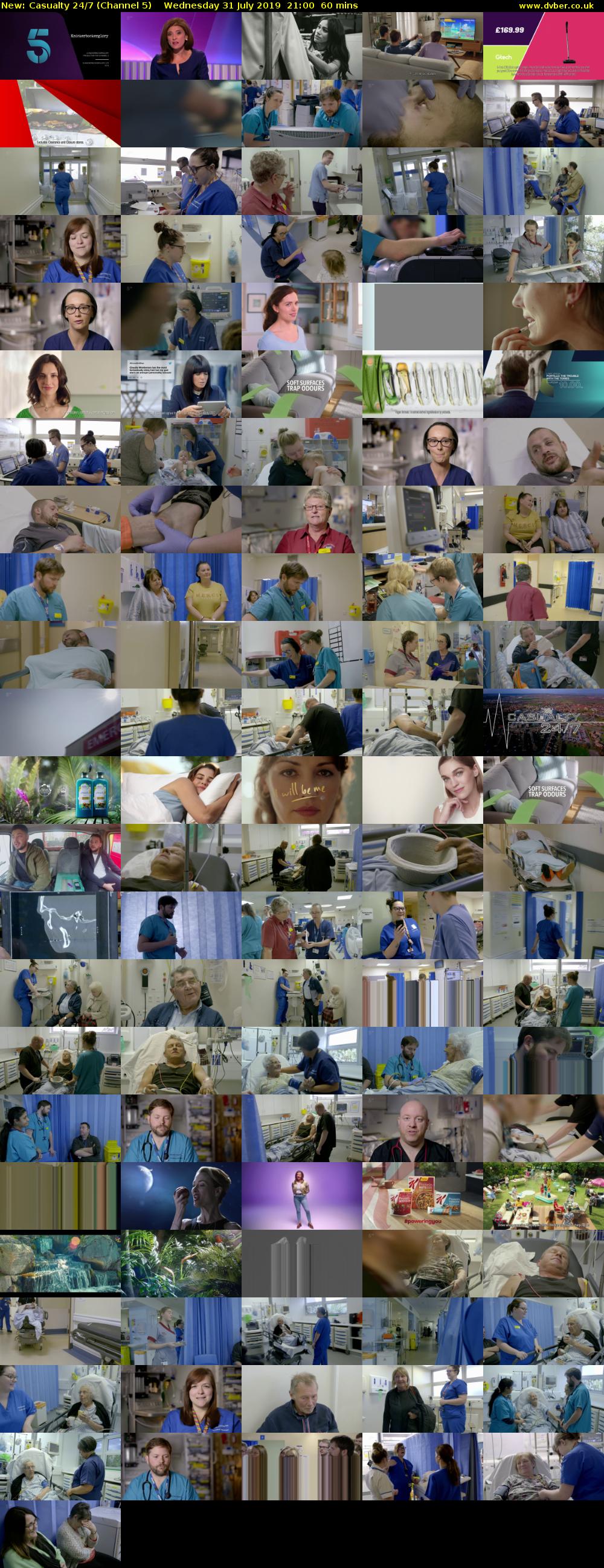 Casualty 24/7 (Channel 5) Wednesday 31 July 2019 21:00 - 22:00