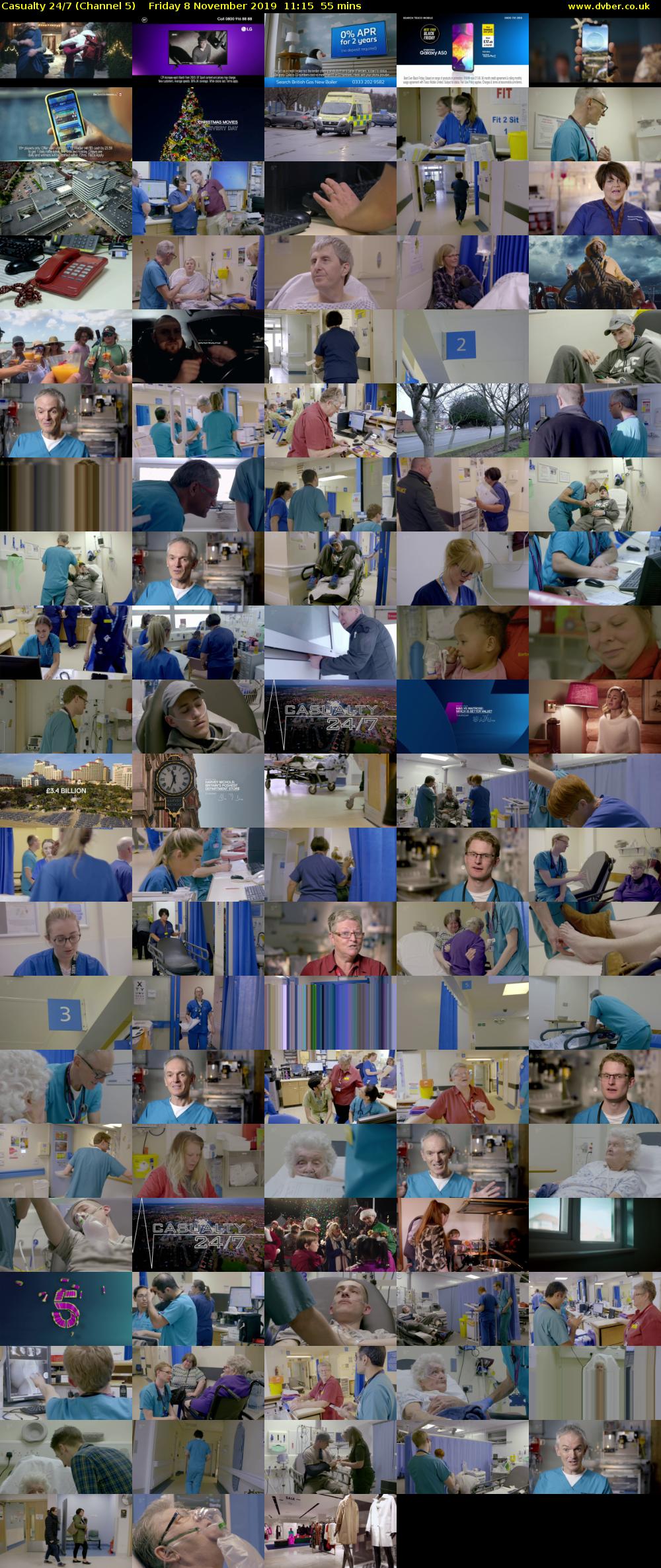 Casualty 24/7 (Channel 5) Friday 8 November 2019 11:15 - 12:10