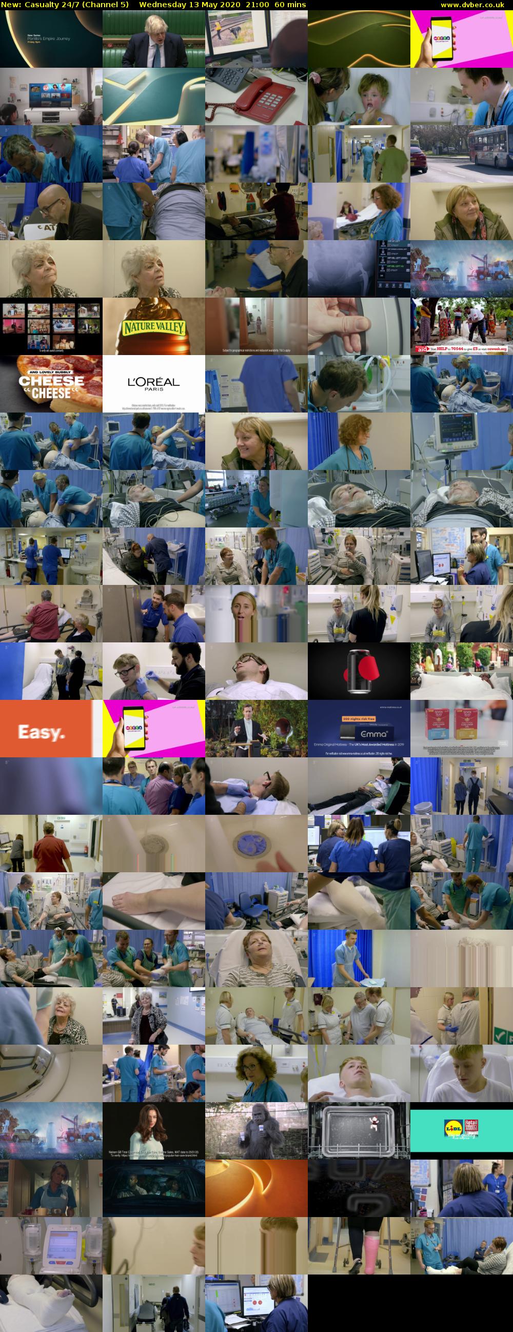 Casualty 24/7 (Channel 5) Wednesday 13 May 2020 21:00 - 22:00