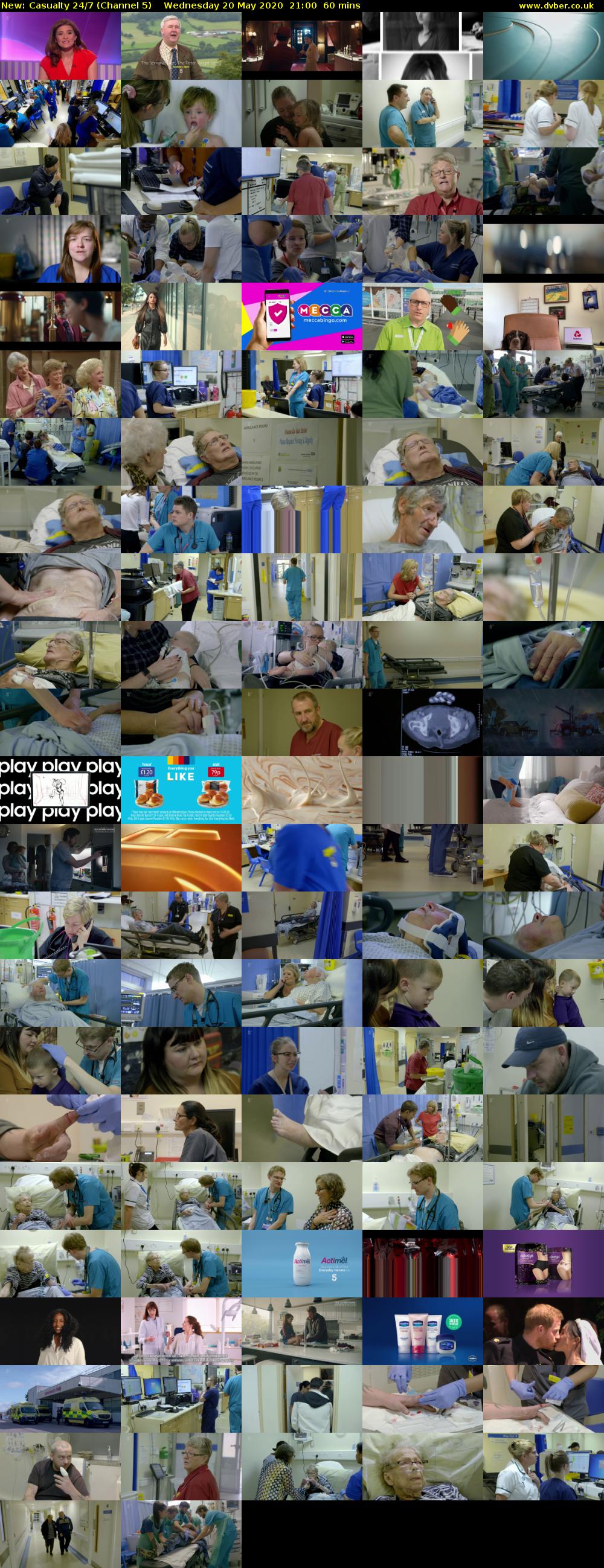 Casualty 24/7 (Channel 5) Wednesday 20 May 2020 21:00 - 22:00