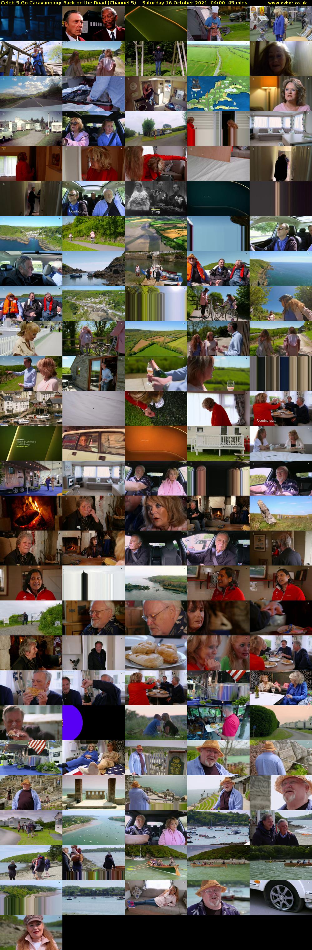 Celeb 5 Go Caravanning: Back on the Road (Channel 5) Saturday 16 October 2021 04:00 - 04:45