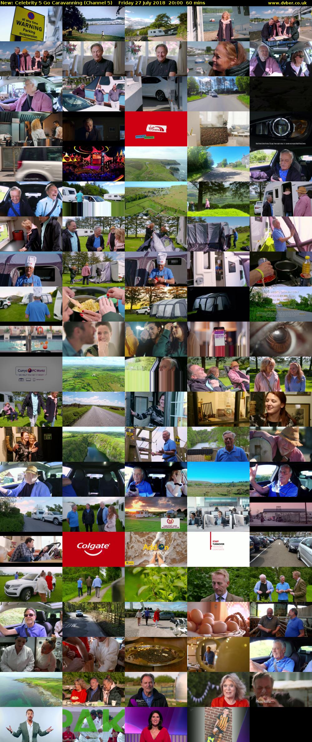 Celebrity 5 Go Caravanning (Channel 5) Friday 27 July 2018 20:00 - 21:00