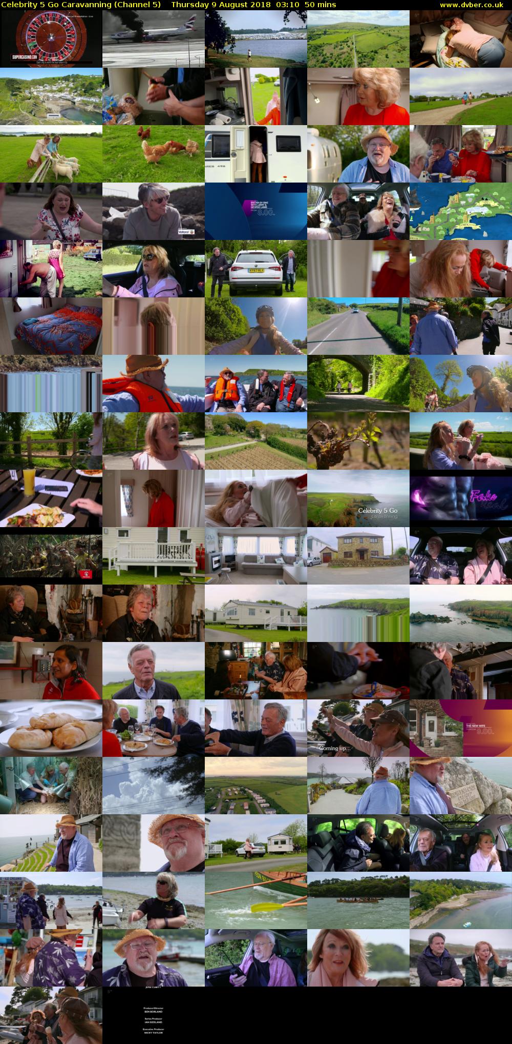 Celebrity 5 Go Caravanning (Channel 5) Thursday 9 August 2018 03:10 - 04:00