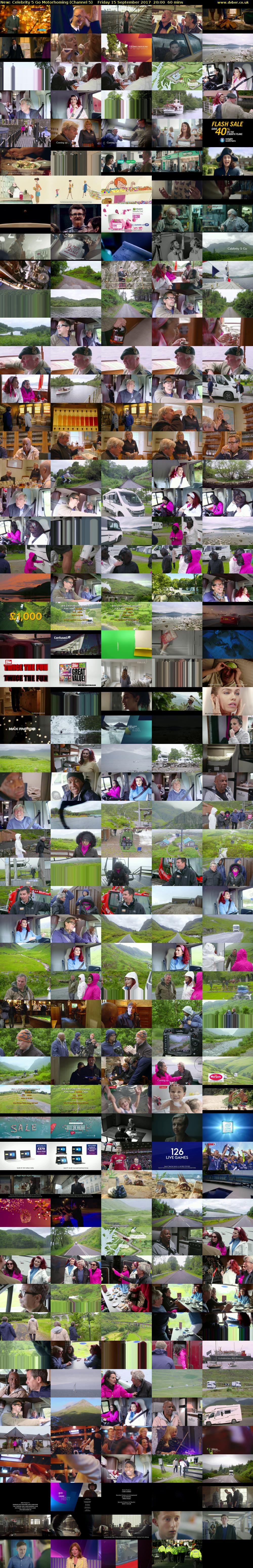 Celebrity 5 Go Motorhoming (Channel 5) Friday 15 September 2017 20:00 - 21:00